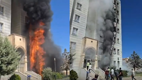 Şanlıurfa Viranşehir'de Korkutan Yangın, Apartman Sakinleri Tahliye Edildi!